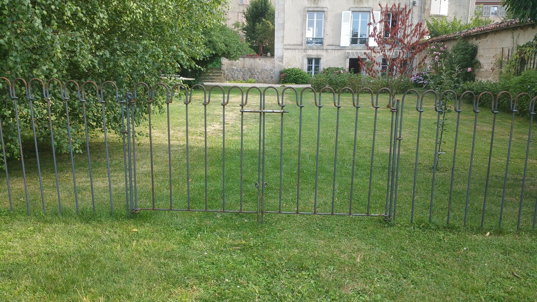 Doppeltor Teichzaun light