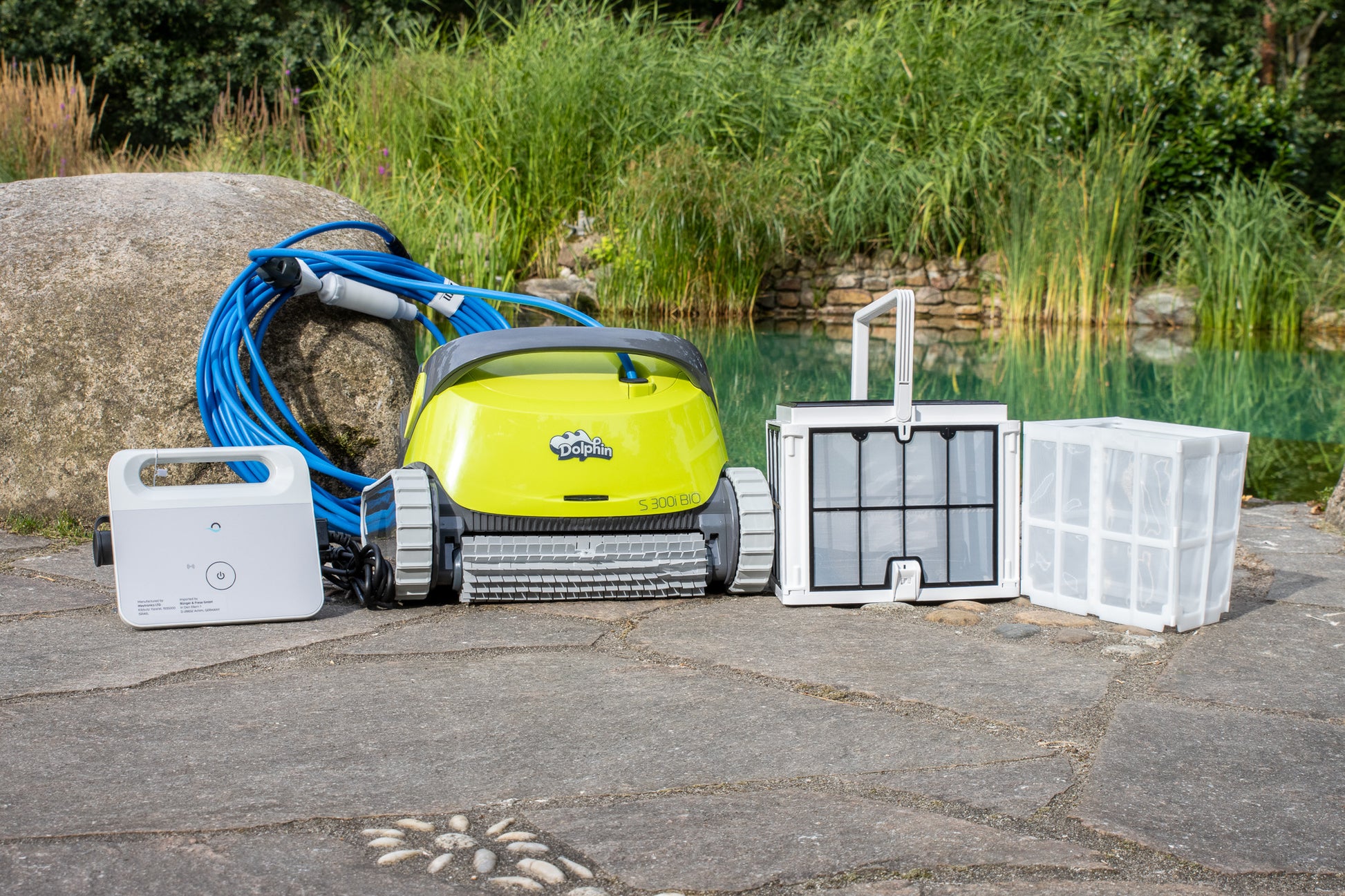 Naturpoolroboter mit Zubehör