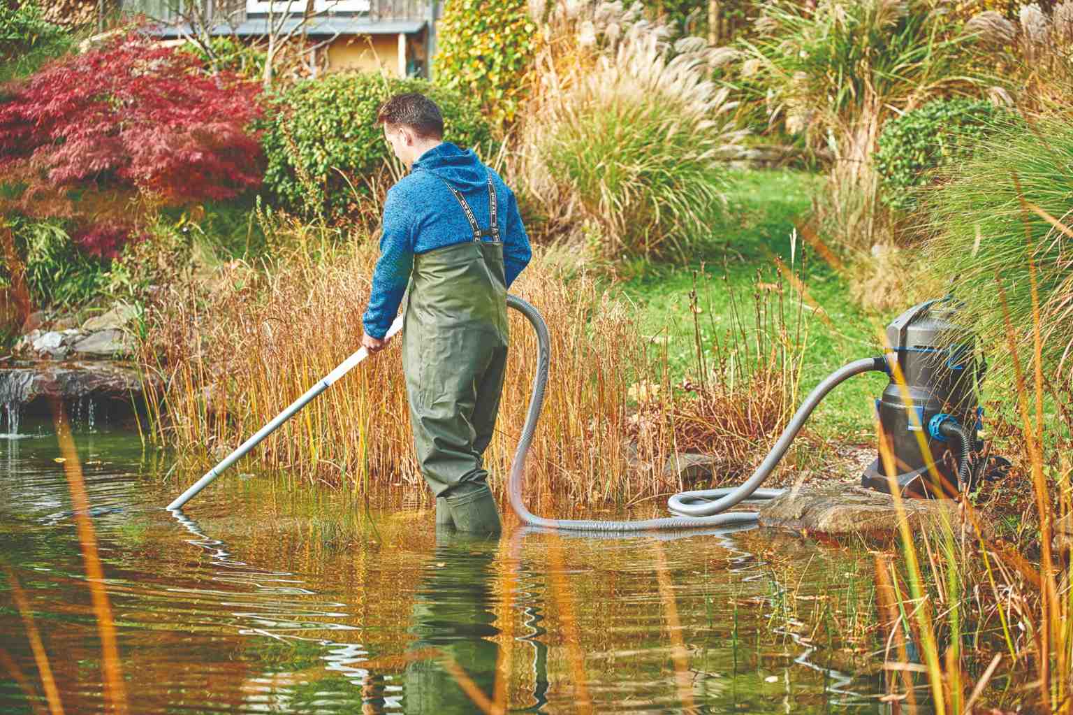 Teichschlammsauger als Teichpflege Produkte