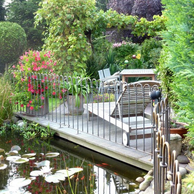 Terrassenelement Zaun light