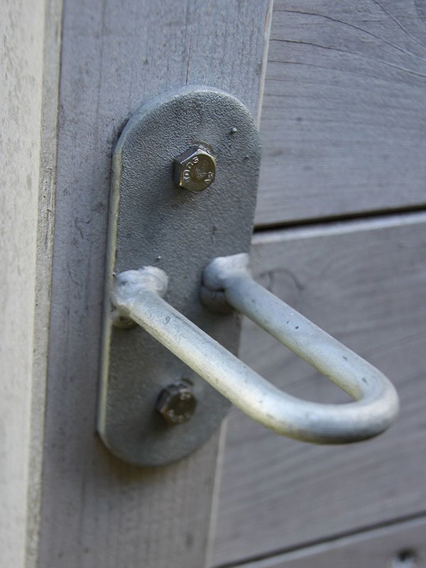 Wandhalter Hundezaun + Gartenzaun