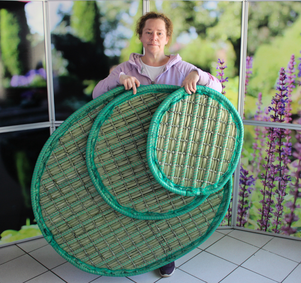 Pflanzeninsel Ø ca. 80 cm mit oder ohne Teichpflanzen