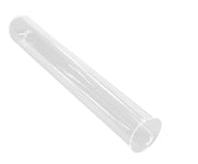 Quarzglas D44 x 298 mit Bördelrand