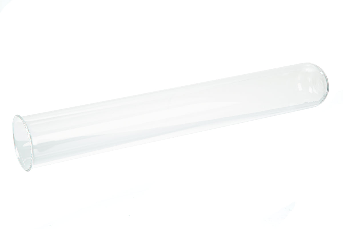 Quarzglas D89,8 x 618,8 mit Bördelrand