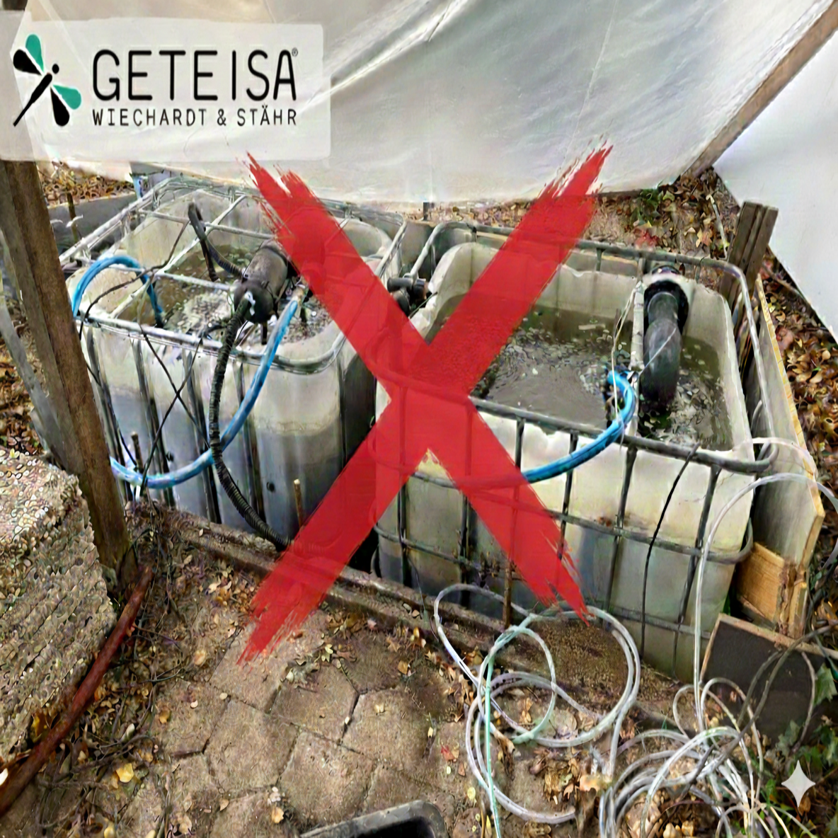 Filtereigenbau mit schlechter Effizienz