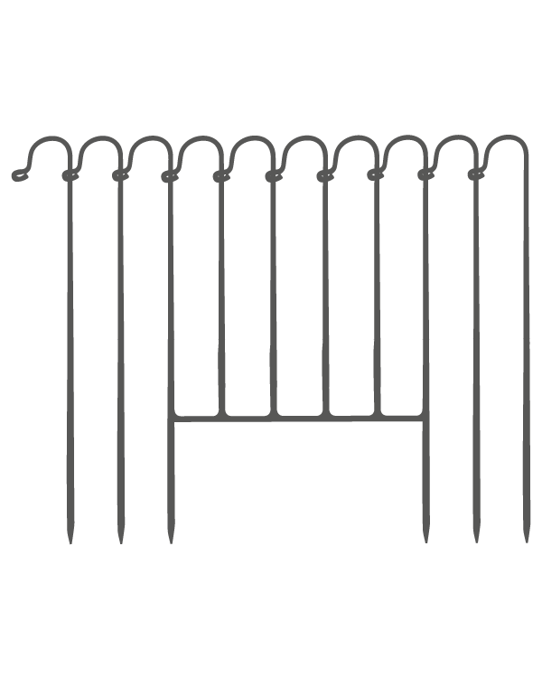 Bachlaufelemente light-125 H 100cm