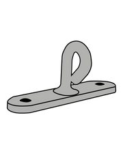 Wandhalterung Teichzaun light