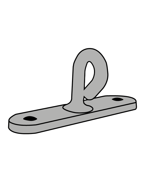 Wandhalterung Teichzaun light